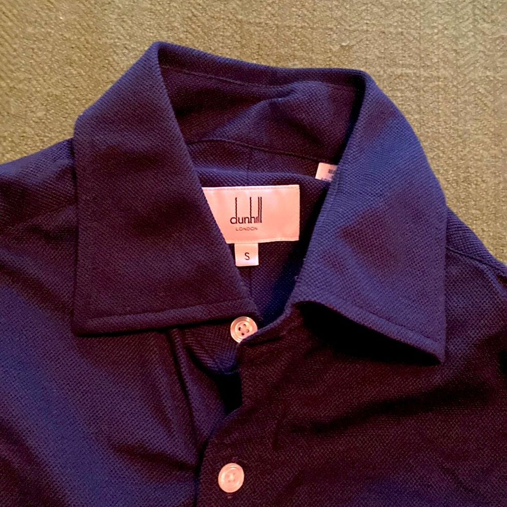 Dunhill London long sleeved dress shirt - small